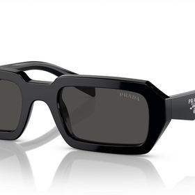Prada PR A12S 16K08Z 52 Geometrik Siyah Kemik Kadın Güneş Gözlüğü
