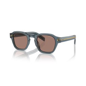 Prada PR A16S 17T05D 49 Geometrik Mavi Asetat Unisex Güneş Gözlüğü