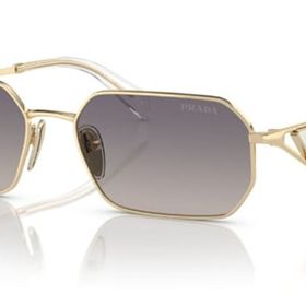 Prada PR A51S ZVN30C 58 Geometrik Gold Metal Kadın Güneş Gözlüğü