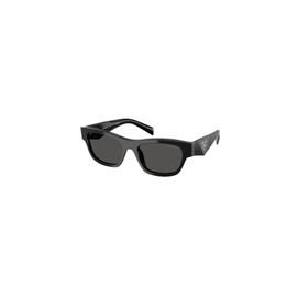 Prada PR B09S 16K08Z 54 Oval Siyah Kemik Unisex Güneş Gözlüğü