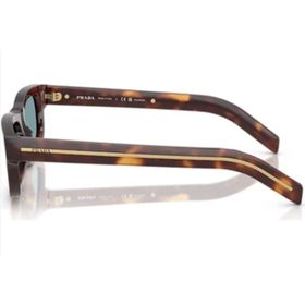 Prada PR B11S 15W04D 55 Dikdörtgen Kırçıllı Kahverengi Kemik Unisex Güneş Gözlüğü