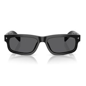 Prada PR B11S 16K731 55 Dikdörtgen Siyah Kemik Unisex Güneş Gözlüğü
