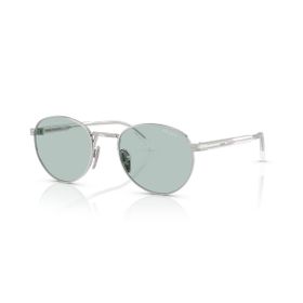 Prada PR B51S 1BC40N 53 Oval Gri Metal Unisex Güneş Gözlüğü