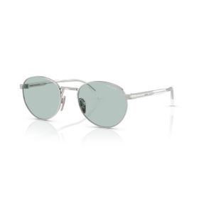 Prada PR B51S 1BC40N 53 Oval Gri Metal Unisex Güneş Gözlüğü