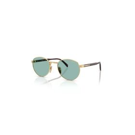 Prada PR B51S 5AK40K 53 Unisex Oval Gold Metal Güneş Gözlüğü