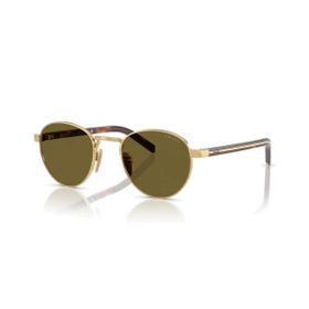 Prada PR B52S 5AK09Z 49 Oval Gold Metal Unisex Güneş Gözlüğü