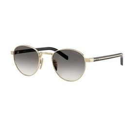 Prada PR B52S ZVN02C 49 Oval Gold Metal Unisex Güneş Gözlüğü