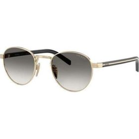 Prada PR B52S ZVN02C 49 Oval Gold Metal Unisex Güneş Gözlüğü