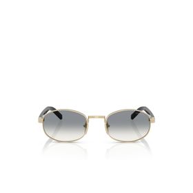 Prada PR B53S ZVN02C 52 Oval Gold Metal Unisex Güneş Gözlüğü