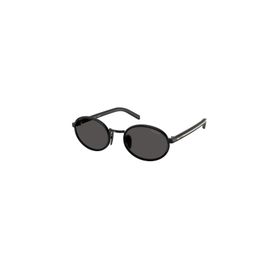 Prada PR B56S AAV08Z 52 Oval Siyah Kombine Kemik Unisex Güneş Gözlüğü