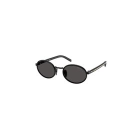 Prada PR B56S AAV08Z 52 Oval Siyah Kombine Kemik Unisex Güneş Gözlüğü
