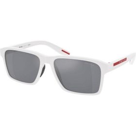 Prada Sport 0PS 05YS TWK40A 58 Beyaz Erkek Güneş Gözlüğü