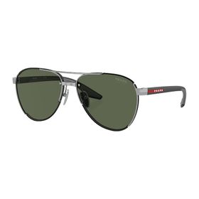 Prada Sport SPS51Y 5AV50F 61 Gri Erkek Güneş Gözlüğü