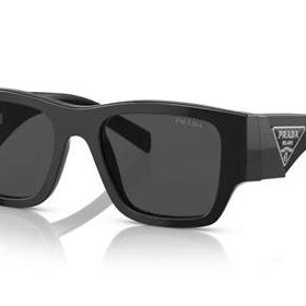 Prada SPR 10ZS 1AB5S0 54 Kare Siyah Kemik Erkek Güneş Gözlüğü