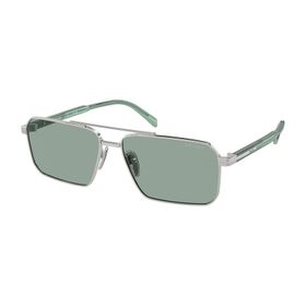 Prada SPRA57 1BC10G 58 Gri Erkek Güneş Gözlüğü