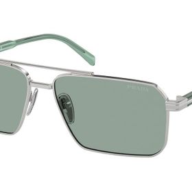 Prada SPRA57 1BC10G 58 Gri Erkek Güneş Gözlüğü