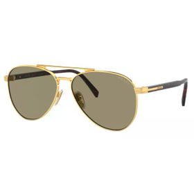 Prada SPRA58 5AK90F 58 Yeşil Erkek Güneş Gözlüğü