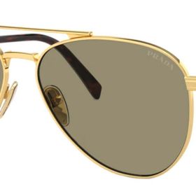 Prada SPRA58 5AK90F 58 Yeşil Erkek Güneş Gözlüğü