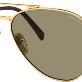 Prada SPRA58 5AK90F 58 Yeşil Erkek Güneş Gözlüğü