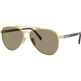 Prada SPRA58 5AK90F 58 Yeşil Erkek Güneş Gözlüğü