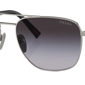 Prada SPS54Z 5AV09U 60 Gri Erkek Güneş Gözlüğü