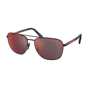 Prada SPS54Z DG0-08F 60 Siyah Erkek Güneş Gözlüğü