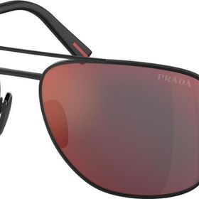 Prada SPS54Z DG0-08F 60 Siyah Erkek Güneş Gözlüğü