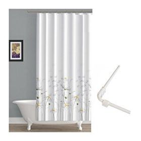 Prado Daisy 120x200 cm Banyo Perdesi ve Askı