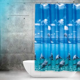 Prado Dolphin 120X200 cm Çift Kanat Banyo Duş Perdesi