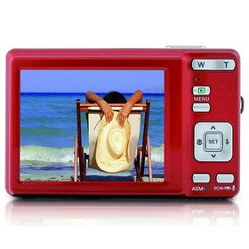 Praktica DCZ 4 Kırmızı Dijital Fotoğraf Makinesi
