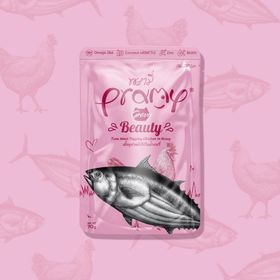 Pramy Beauty 70 gr Kedilerde Tüy Gelişimi için Ton Balıklı Tavuklu Kedi Konserve Maması