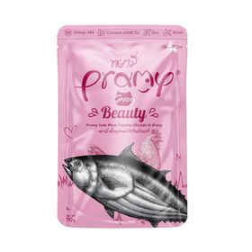 Pramy Beauty Sos İçinde Ton Balıklı ve Tavuk Etli 70 gr Yetişkin Kedi Konservesi