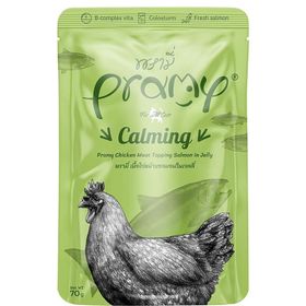 Pramy Calming Jelly 70 gr Tavuk Etli Somonlu Yetişkin Kedi Konserve Maması