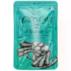 Pramy Cat Gravy Indoor Ton Balıklı Yengeçli 70 gr Kedi Maması