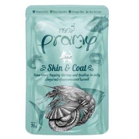 Pramy Skin Coat Ton Balıklı Karides Jöleli 70 gr Kedi Yaş Maması