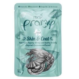 Pramy Skin Coat Ton Balıklı Karides Jöleli 70 gr Kedi Yaş Maması
