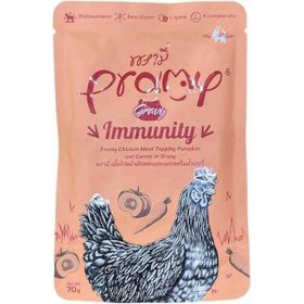 Pramy Sos İçinde Tavuklu Bal Kabaklı ve Havuçlu 70 GR Yetişkin Kedi Konservesi