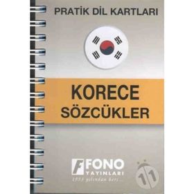 Pratik Dil Kartlari Korece Sözcükler - Fono Yayınları