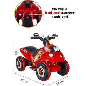 Pratikko Led Işıklı Müzikli Akülü Atv