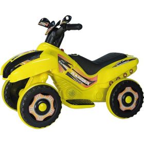 Pratikko Led Işıklı Müzikli Sarı Akülü Atv