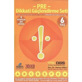 Pre Dikkati Güçlendirme Seti 6 Yaş-Adeda Yayınları