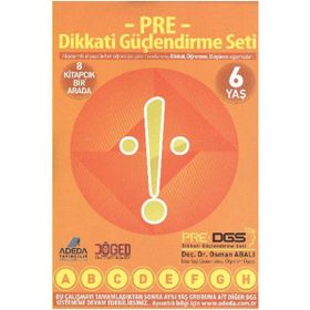 Pre Dikkati Güçlendirme Seti 6 Yaş-Adeda Yayınları