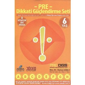 Pre Dikkati Güçlendirme Seti 6 Yaş-Adeda Yayınları