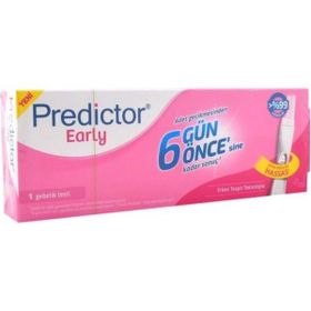 Predictor Early 1 Adet Gebelik Testi