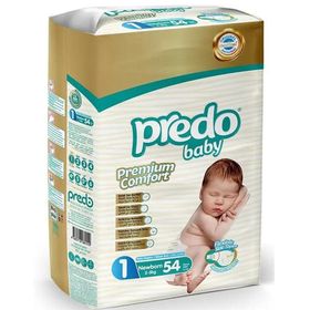 Predo Baby Premium Comfort No:1 Yenidoğan 54 Adet Bebek Bezi