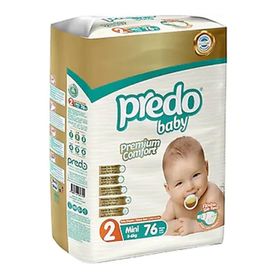 Predo Baby Premium Comfort No:2 Mini 76 Adet Bebek Bezi