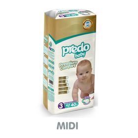 Predo Baby Premium Comfort No:3 Midi Bebek Bezi