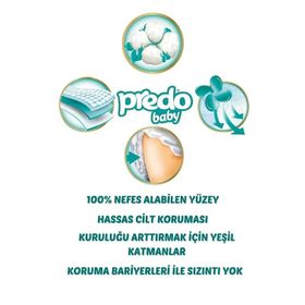 Predo Baby Premium Comfort No:6 XLarge 44 Adet Bebek Bezi