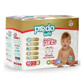 Predo Baby Premium Pants No:4 Maxi 40 Adet Külot Bebek Bezi