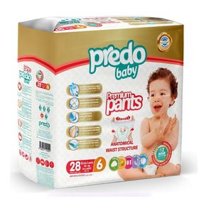 Predo Baby Premium Pants No:6 XLarge 28 Adet Külot Bebek Bezi